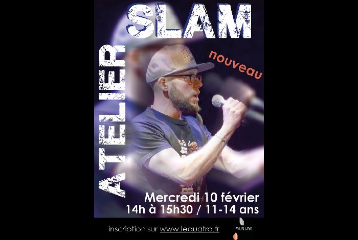 Viens à la rencontre du slameur ULM, mercredi 10 février à 14h !