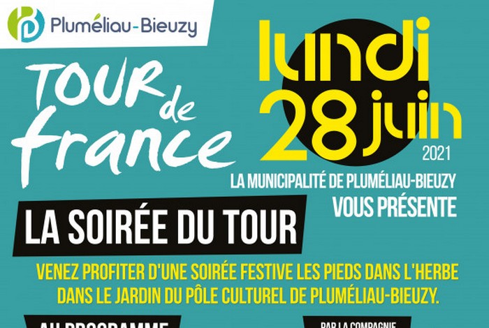 La soirée du Tour le 28/06 à Pluméliau-Bieuzy