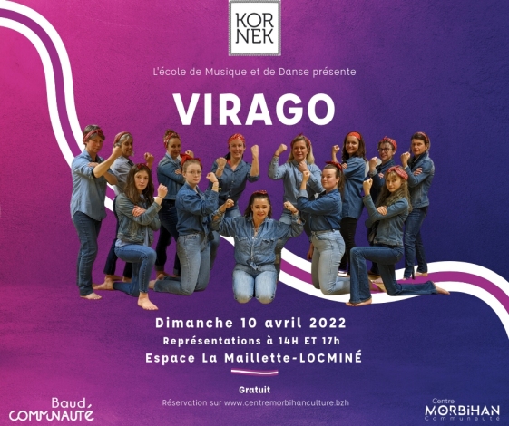 Dimanche 10 avril : spectacle VIRAGO à Locminé