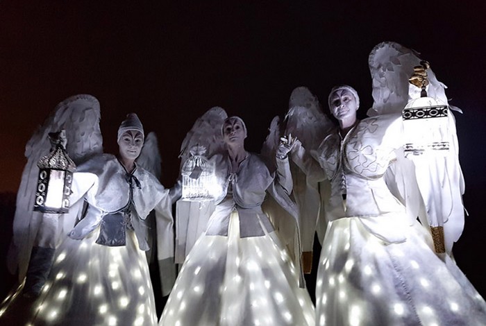 Déambulation lumineuse de noël