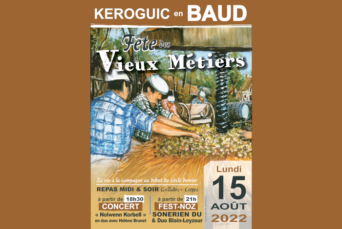 Lundi 15 Août – Fête des Vieux métiers à Baud