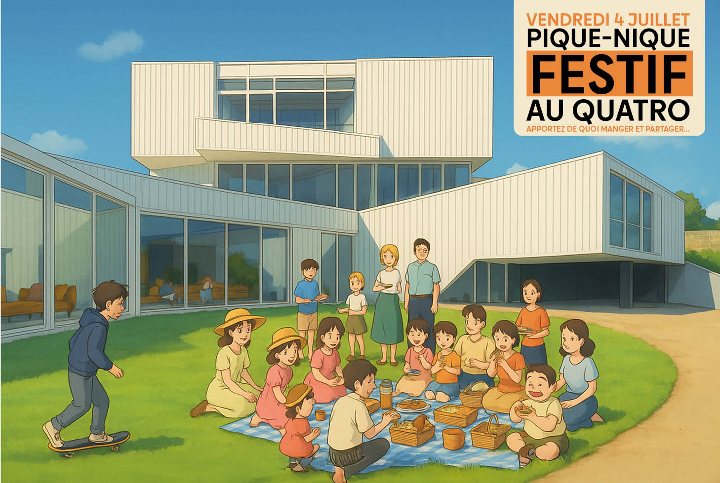 Pique-nique festif au Quatro – Vendredi 4 juillet à Baud