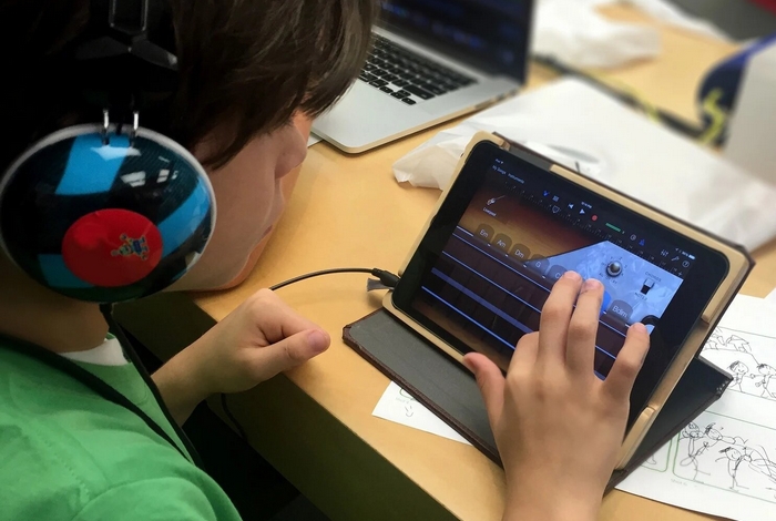 Création musicale sur tablette