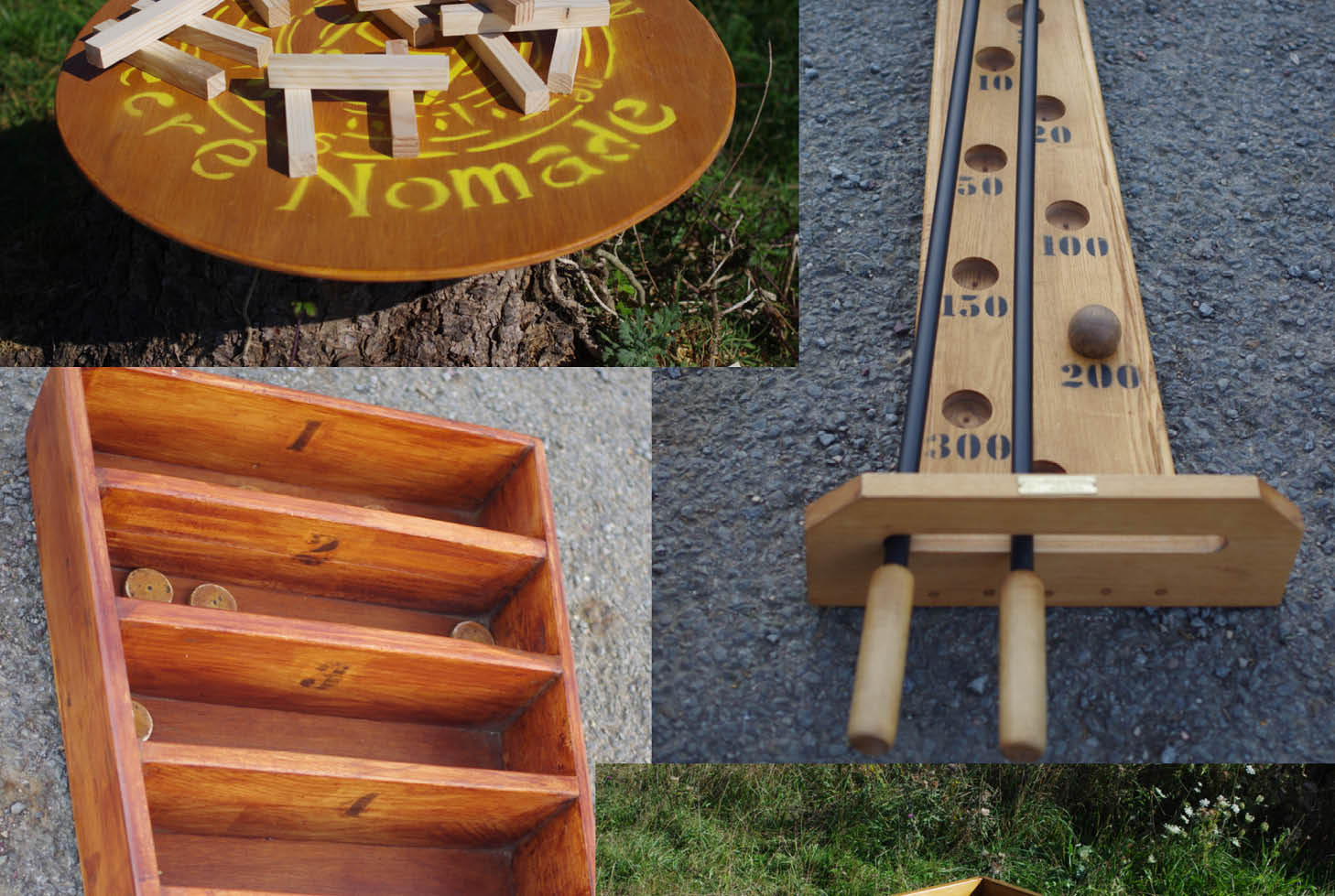 On joue ! jeux en bois, jeux d’extérieur