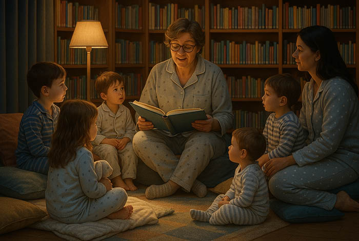 Lecture en pyjama