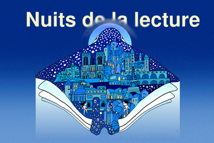 Impromptu dans une médiathèque la nuit