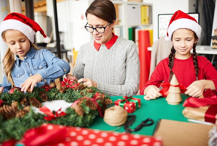 Atelier créatif en famille