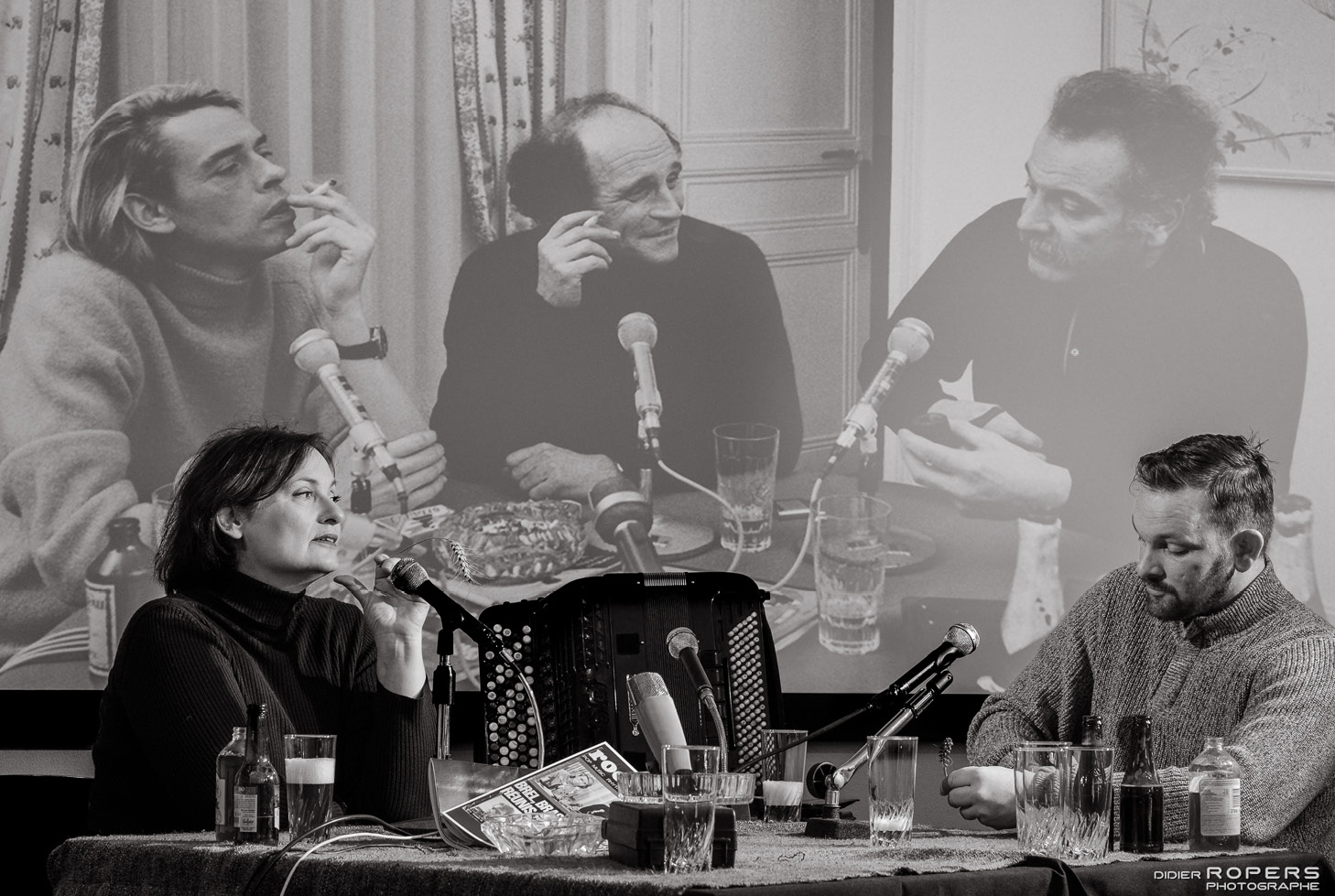Spectacle &laquo;&nbsp;Brel, Brassens et Ferr&eacute;, la rencontre&nbsp;&raquo; avec Sophie Robic et J&eacute;r&eacute;my Simon