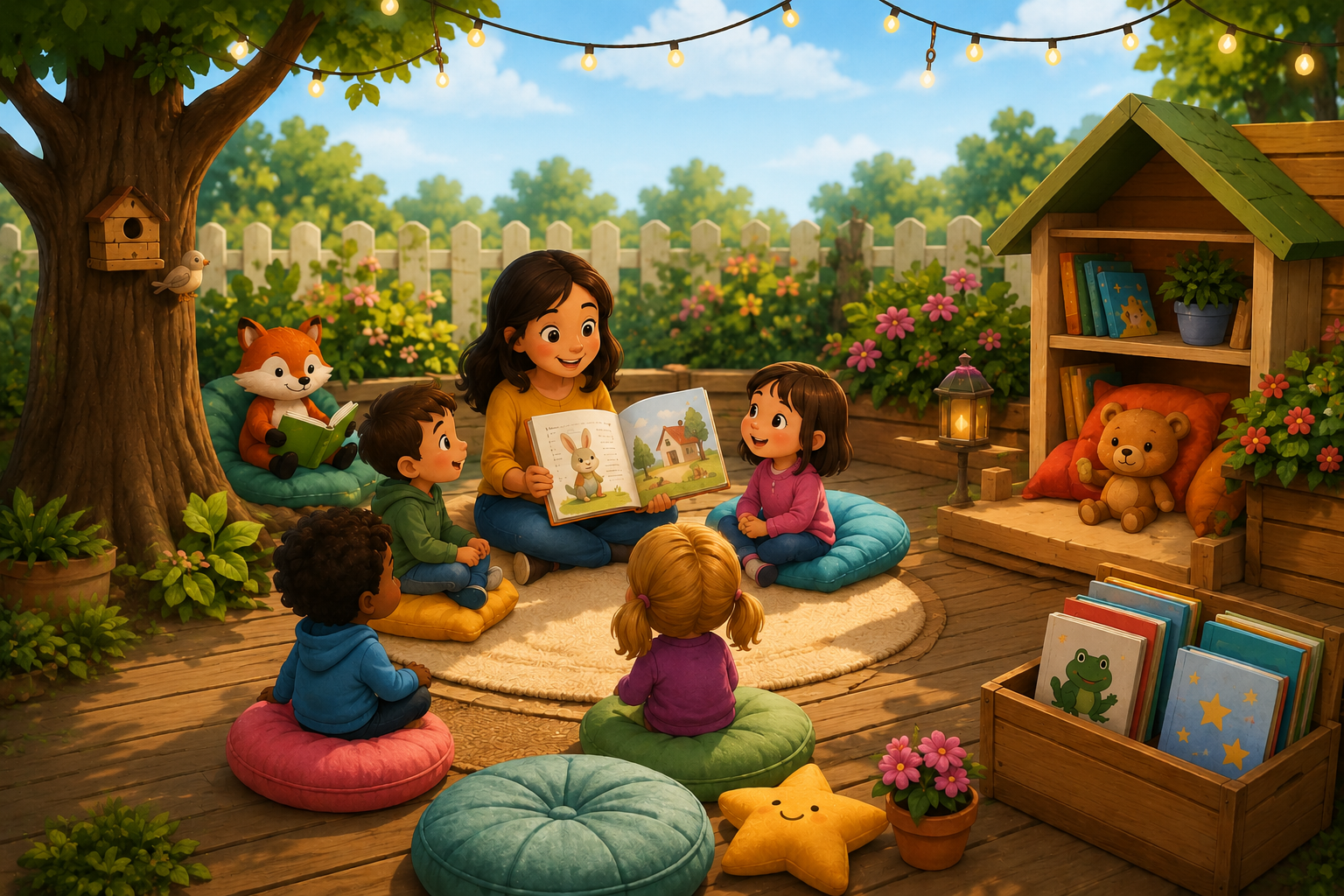 Le patio &agrave; histoires (Enfants 3-6 ans)